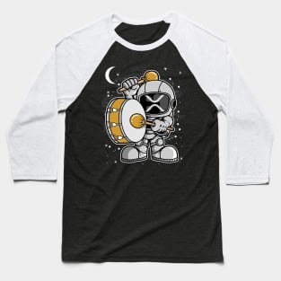 Astronaut Drummer Ripple XRP Coin To The Moon Crypto Token Cryptocurrency Blockchain Wallet Birthday Gift For Men Women Kids Baseball T-Shirt